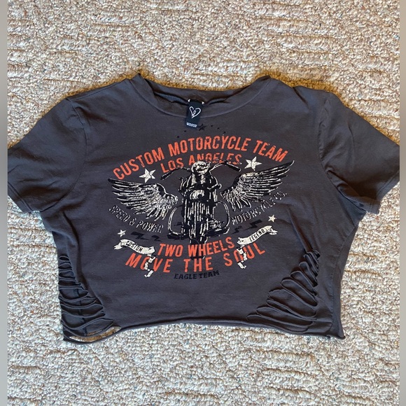 Windsor Motorcycle Crop Top - Picture 10 of 10